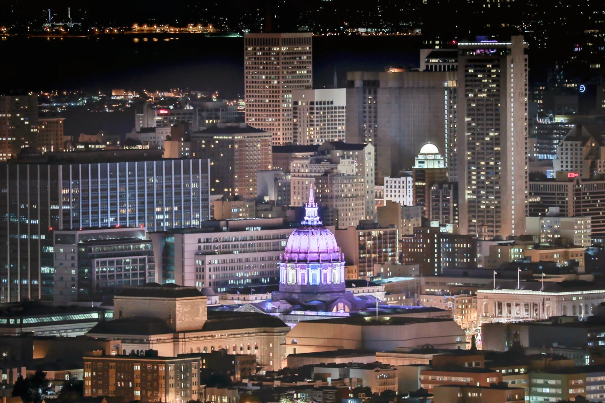 Salt Lake City at night